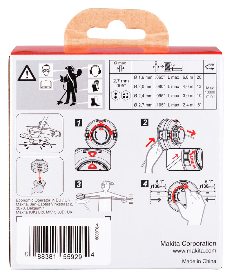 Fadenkopf Tap&Go « Easy M8x1.25lh 2mm
