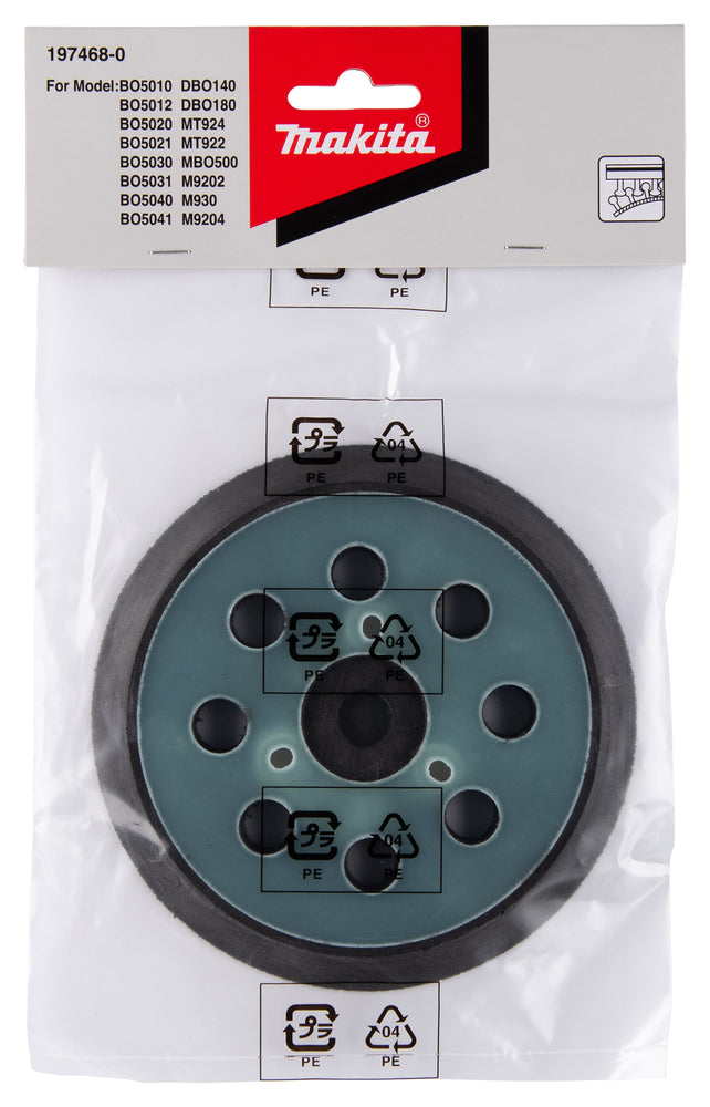 Schleifteller Klett 125 Mm (Blister)