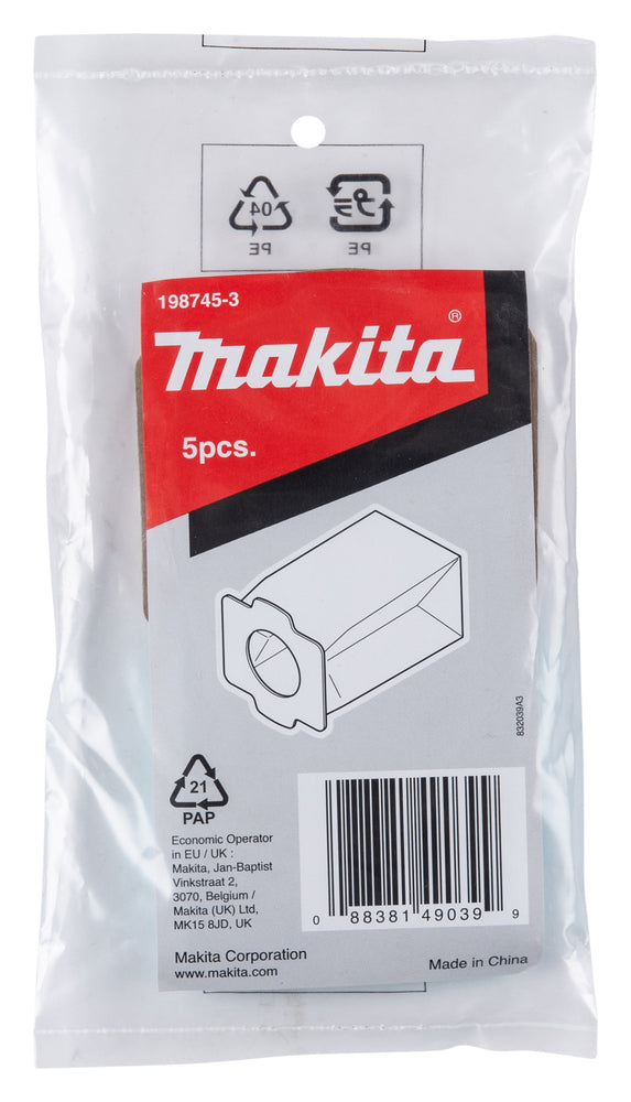 Filtersack Papier (5stk) - Cl072-102-4-42-82d