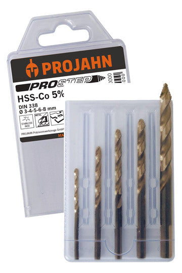 Spiralbohrer Set HSS-Co 5% PROSTEP