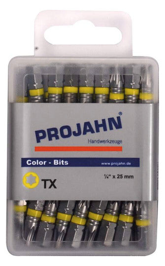 COLOR Bit für Innen-Torx-Schrauben TX 1/4"