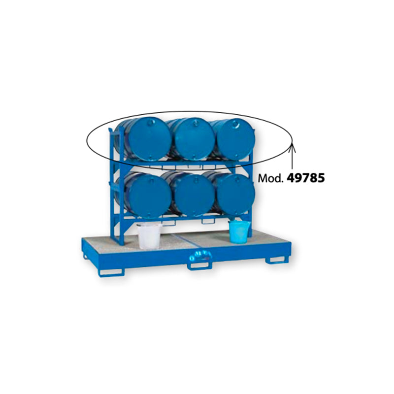 Stapelbares Fassregal für 3 × 208L Fässer