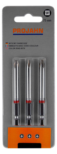 COLOR Bit für Kreuzschlitz-Schrauben PH 1/4"