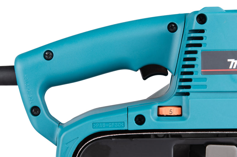 Bandschleifer – 1 010 W • 210 – 440 m/min • 100 mm