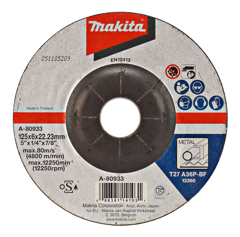 Schrupscheibe Stahl 6.0mm