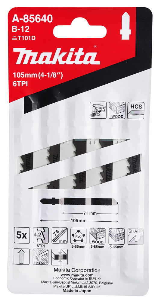 Stichsägeblatt Holz-PVC 5stk