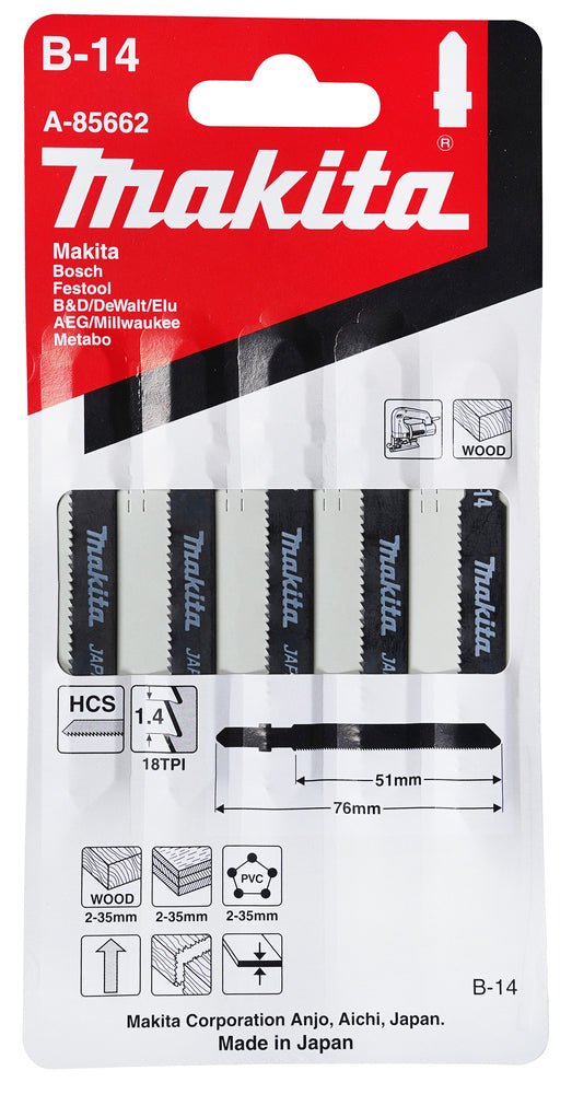 Stichsägeblatt Holz-PVC 5stk