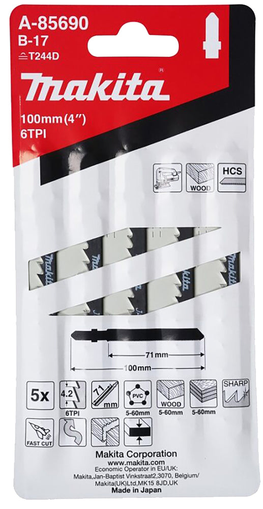 Stichsägeblatt Holz-PVC 5stk