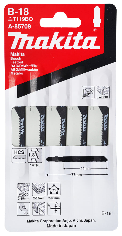 Stichsägeblatt Holz-PVC 5stk