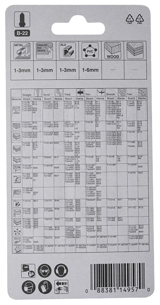Stichsägeblatt 5stk