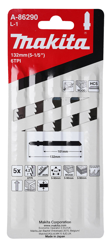 Stichsägeblatt Holz-PVC 5stk