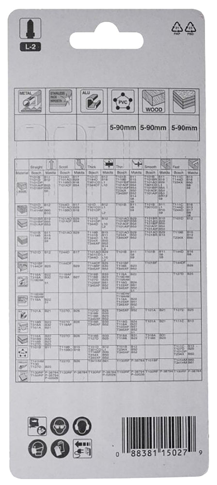 Stichsägeblatt Holz-PVC 5stk