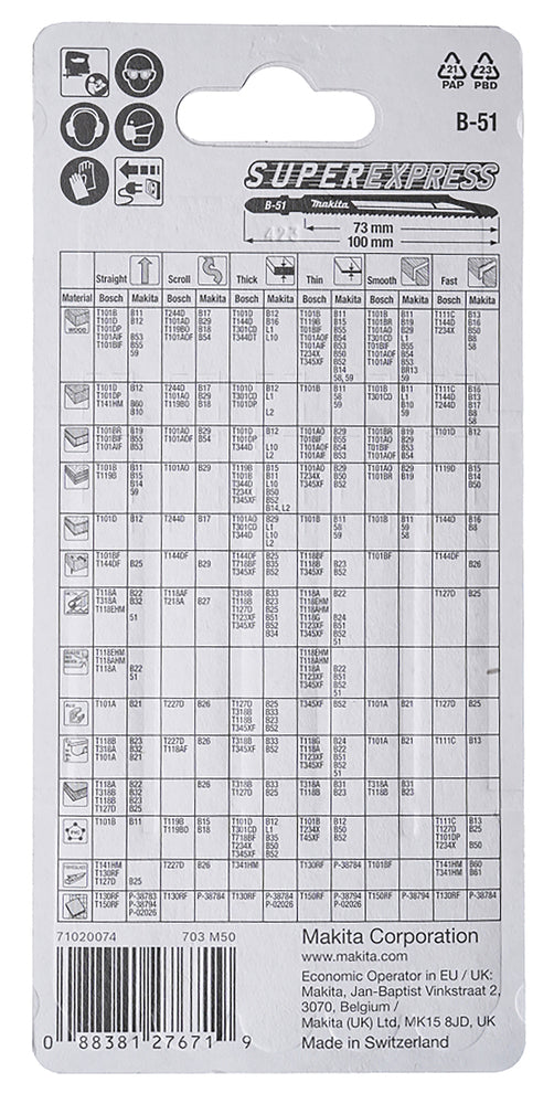 Stichsägeblatt 5stk
