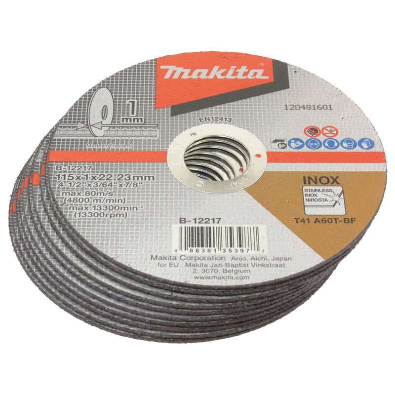 Trennscheibe Inox 115/22.23 1.0mm 10 Stk