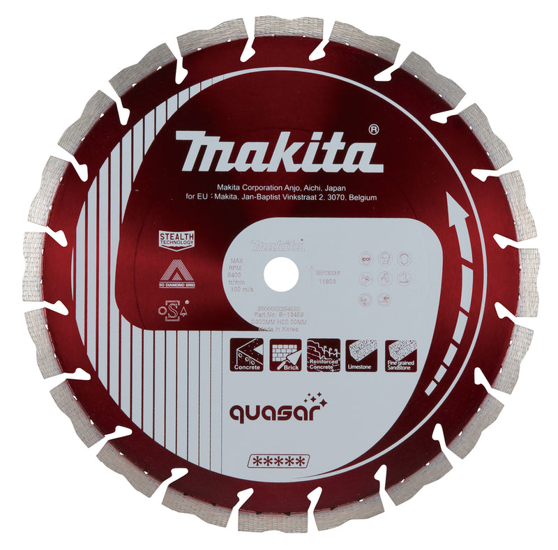 Diamantscheibe QUASAR 300/20 3ddg - 4112hs