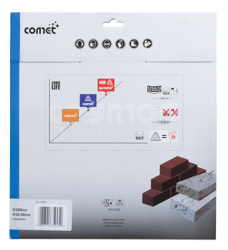 Diamantscheibe COMET  300/20  - 3mm 3ddg  - 4112hs