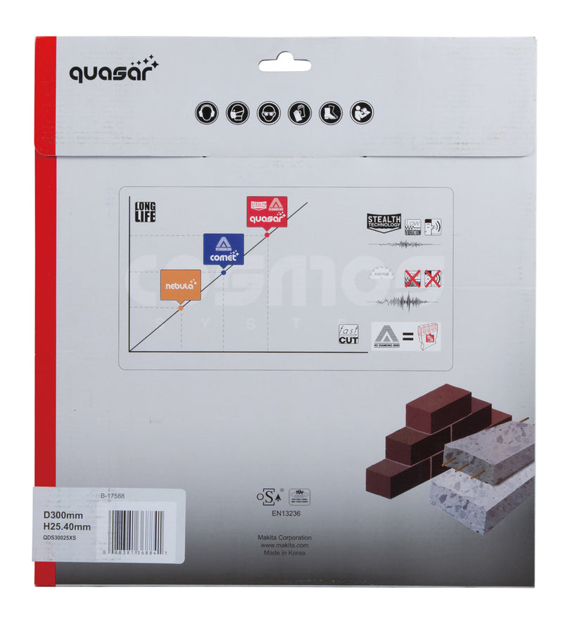 Diamantscheibe 300/25.4 QUASAR 3ddg