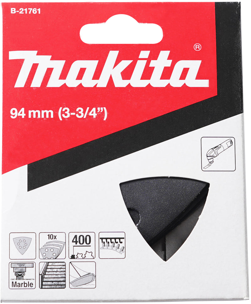 Schleifpapier Delta Schwarz 10stk