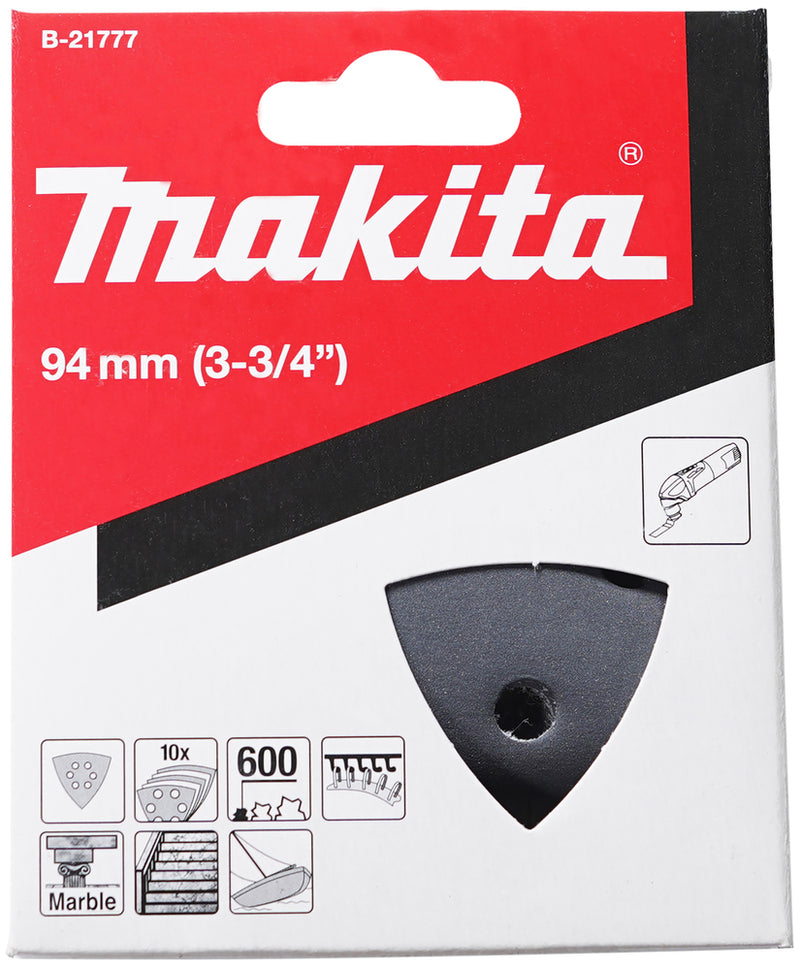Schleifpapier Delta Schwarz 10stk