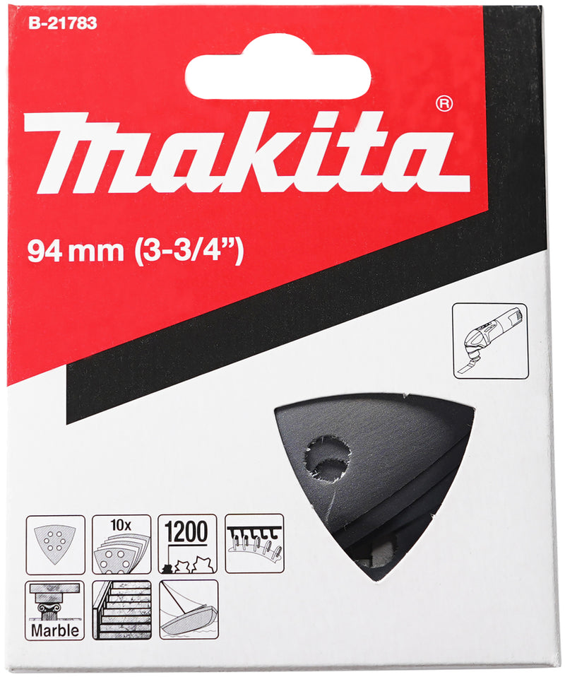 Schleifpapier Delta Schwarz 10stk