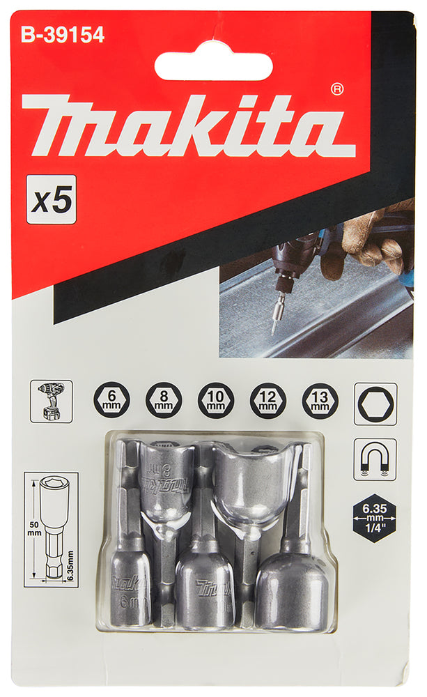 Steckschlüssel-Set 5stk (6,8,10,12,13sw)