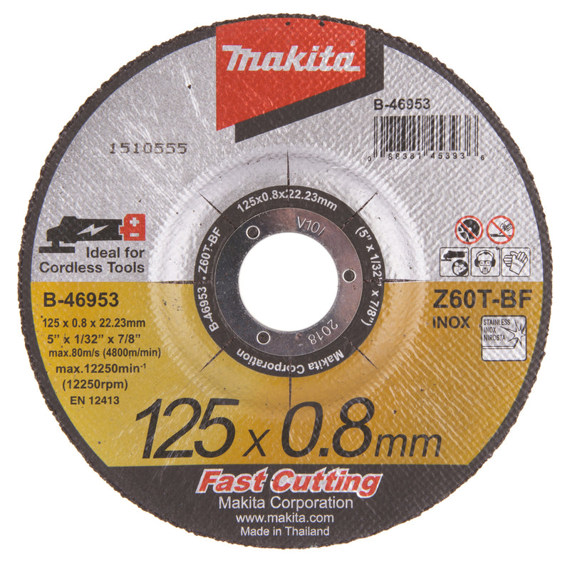 Trennscheibe Akku 125/22.23 0.8mm