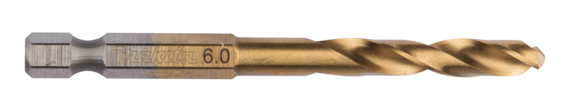 Metallbohrer 6kt 1/4