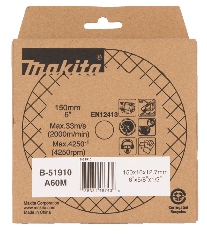 Schleifstein 150x16x12.7mm - Gb602