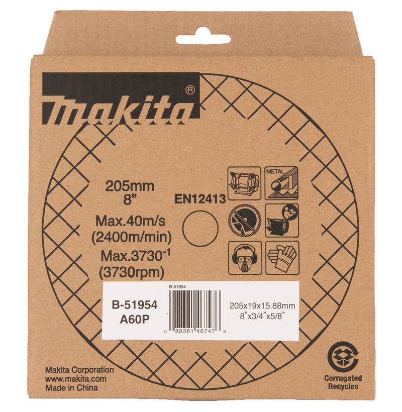 Schleifstein 205x19x15.88mm - Gb801