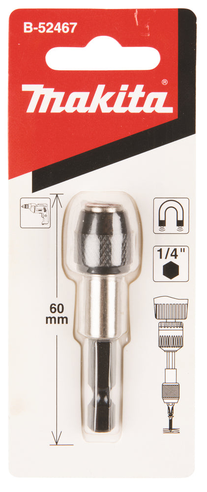 Bithalter Magn. mit Verriegelung 60mm