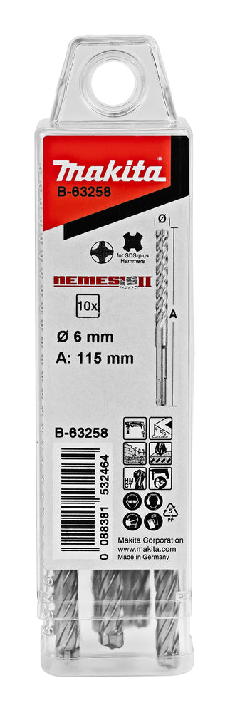 Hammerbohrer NEMESIS 2 SDS-PLUS 10stk