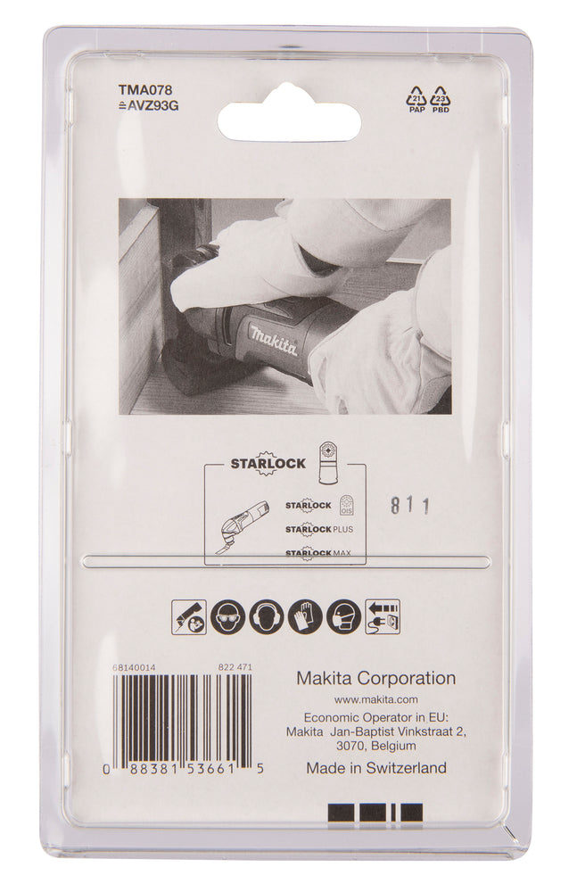 STARLOCK Schleifteller für Schleifpapier TMA078