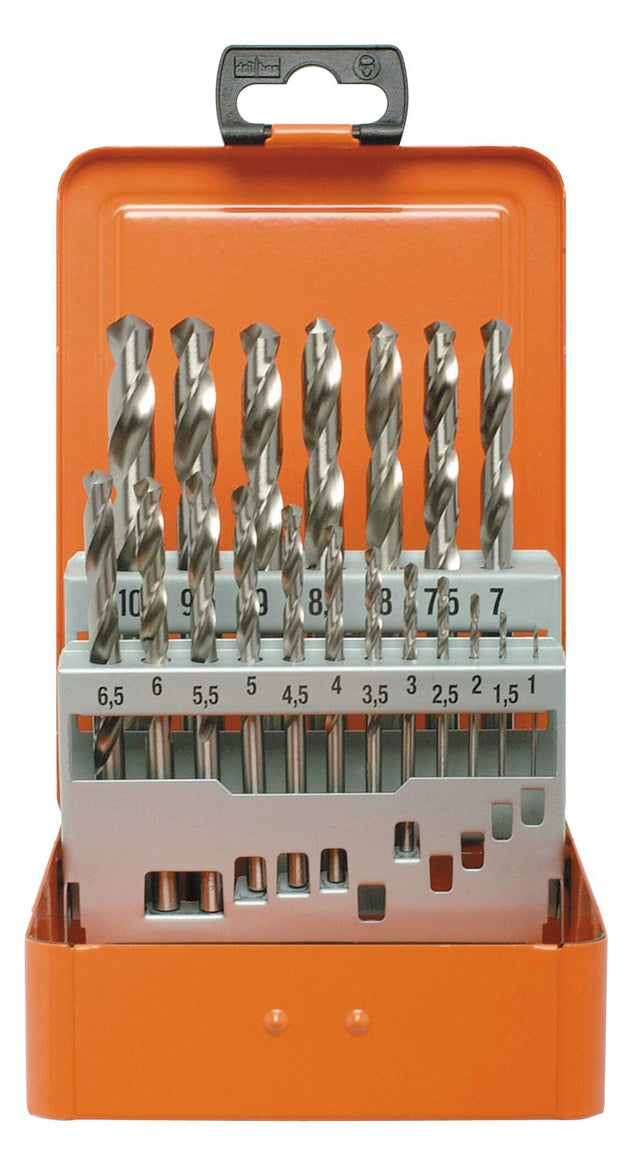 Spiralbohrer HSS-G ECO Kassette 1-10mm / 0.5 steigend