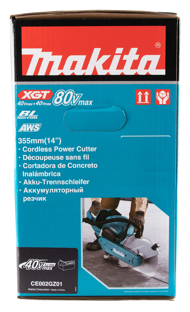 Akku-Trennschleifer 355 Mm 2x40V=80Vmax