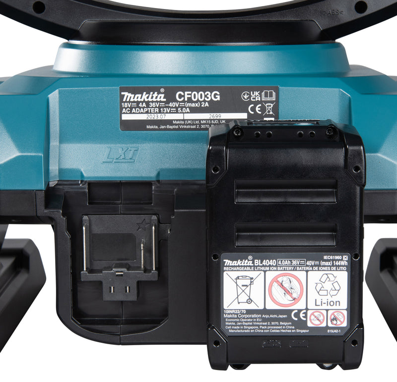 Tragbarer Akku-Ventilator XGT 40V Max • ø 450 Mm • 120 M³ / Min