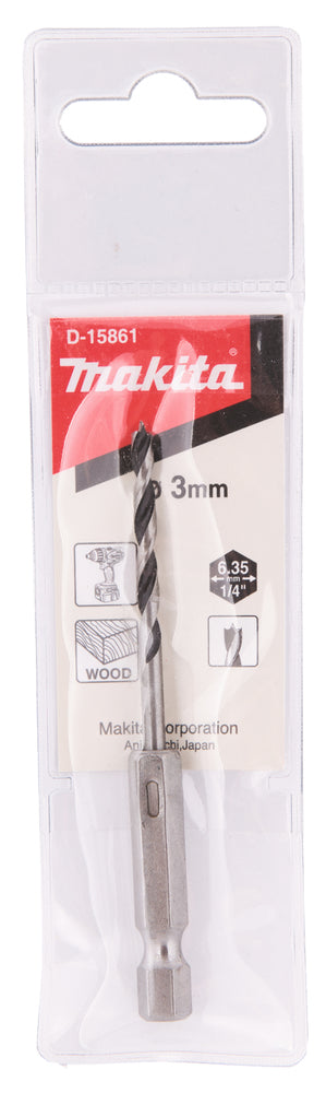 Holzbohrer 6kt 1/4