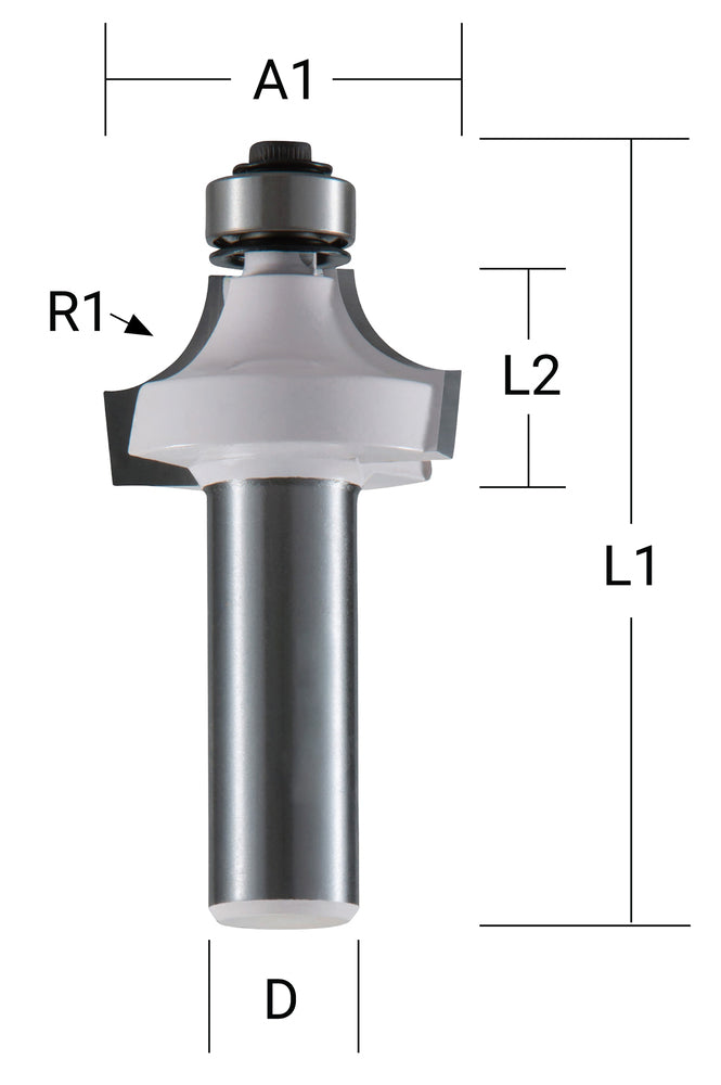 Fräser 1/4 Rd+A Q6