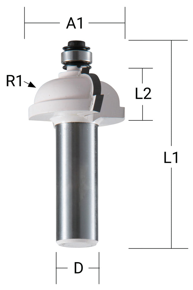Halbohlkehlfräser+Rand+A Q8 D38,1 L12.7-15.4