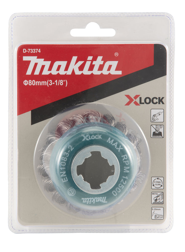 Stahldrahttopfbürste 80 Mm Gez. X-LOCK