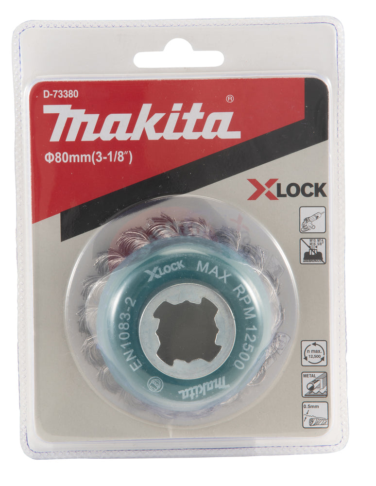Stahldrahttopfbürste 80 Mm Gez. X-LOCK