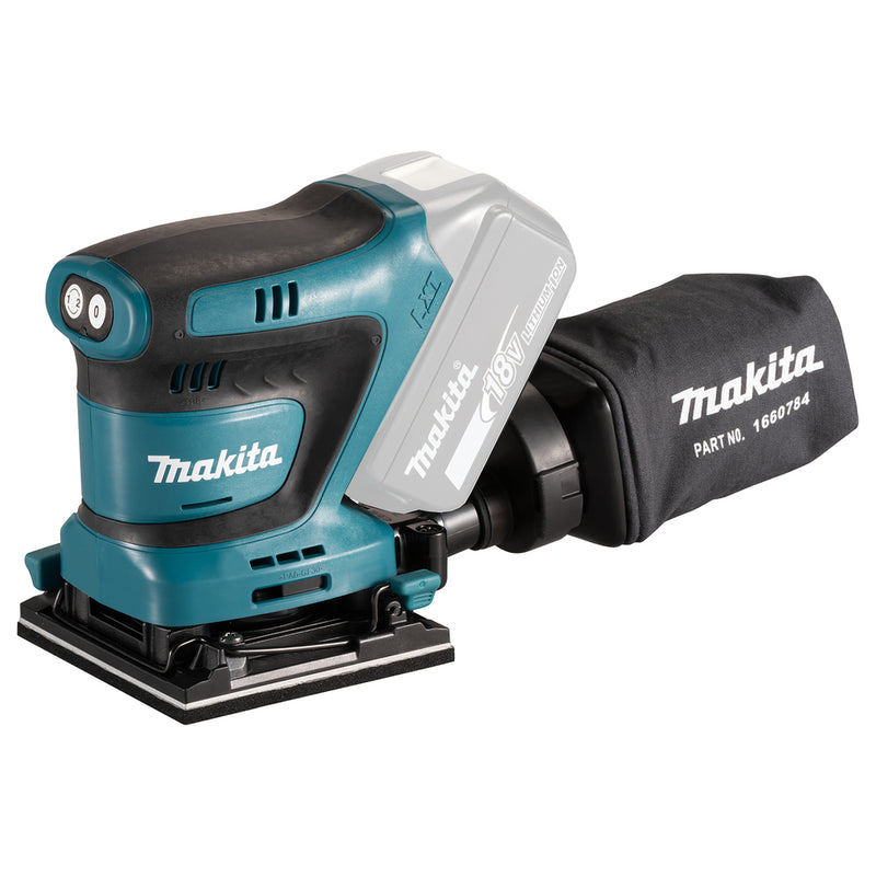 Akku-Schwingschleifer LXT® – 18V • 112 x 102 mm • 14 000 min⁻¹