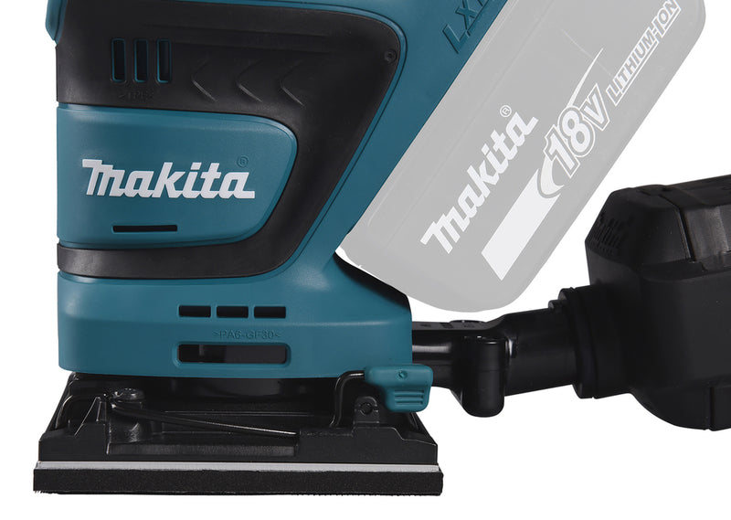 Akku-Schwingschleifer LXT® – 18V • 112 x 102 mm • 14 000 min⁻¹