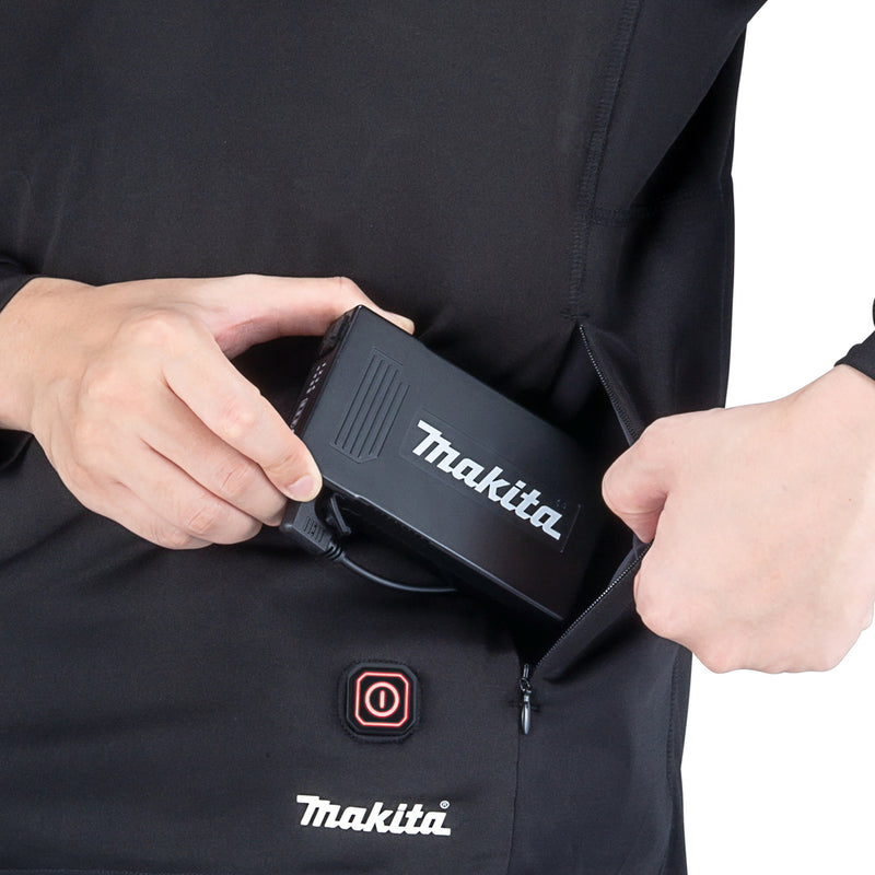 Akku-Heizbarer Pullover mit Reissverschl. Li-Ion 18V