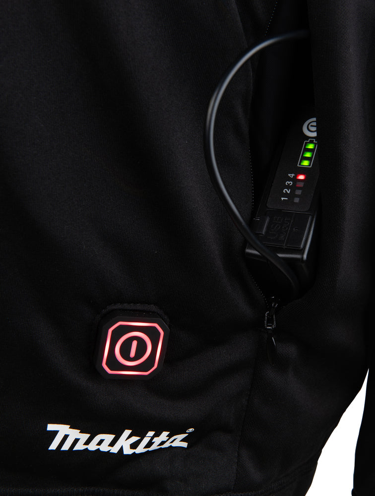 Akku-Heizbarer Pullover mit Reissverschl. Li-Ion 18V