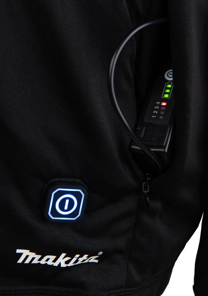 Akku-Heizbarer Pullover mit Reissverschl. Li-Ion 18V