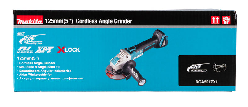 Akku-Winkelschleifer LXT® – 18V • 125 mm • X-LOCK • 8 500 min⁻¹