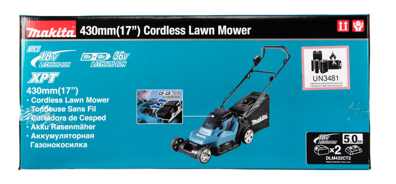 Akku-Rasenmäher LXT® – 2x18V • 43 cm • 40 L