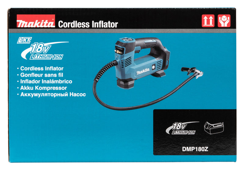Akku-Luftpumpe LXT 18V – 18V • 8,3 bar / 121 psi • 12,0 l/min