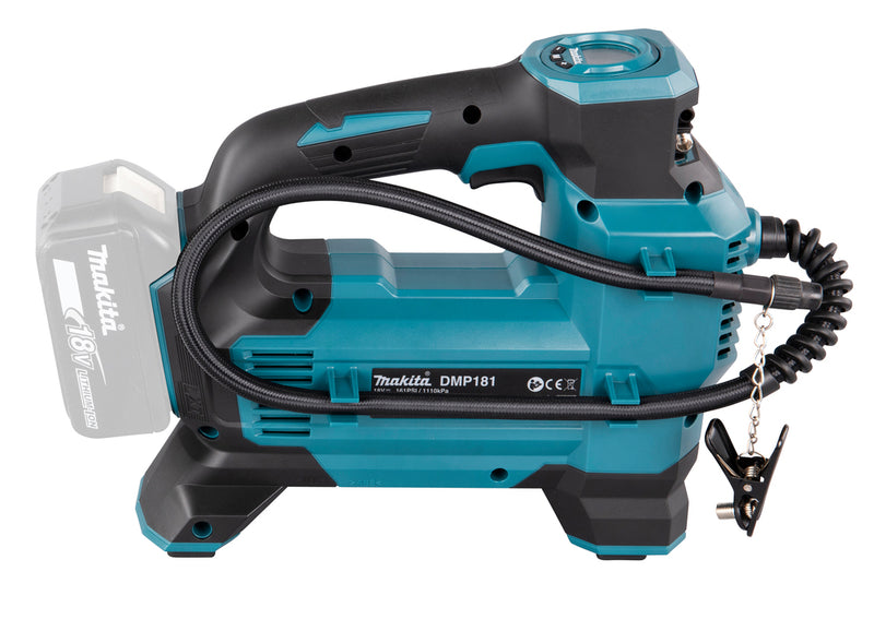 Akku-Luftpumpe LXT 18V – 18V • 11,1 bar / 161 psi • 22,0 l/min
