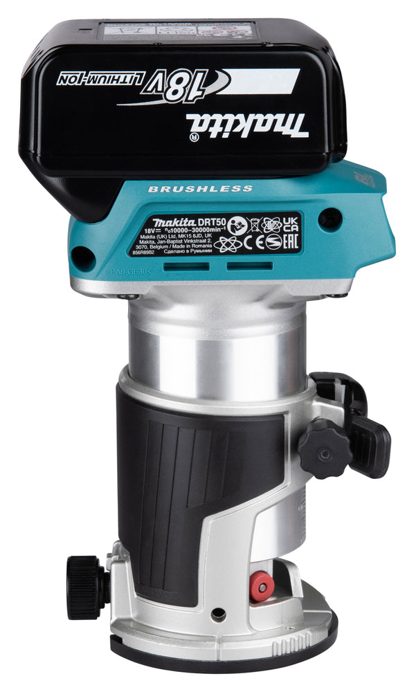 Kantenfräse 18V + 2x Bl1850b + Dc18rc + Zubehör